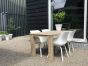 TABLE 160X80X77 + 4 CHAISES
