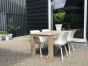 TAFEL 160X80X77 + 4 STOELEN