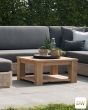 Loungetable legs and lower shelf