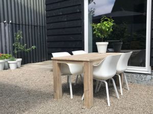 TAFEL 160X80X77 + 4 STOELEN