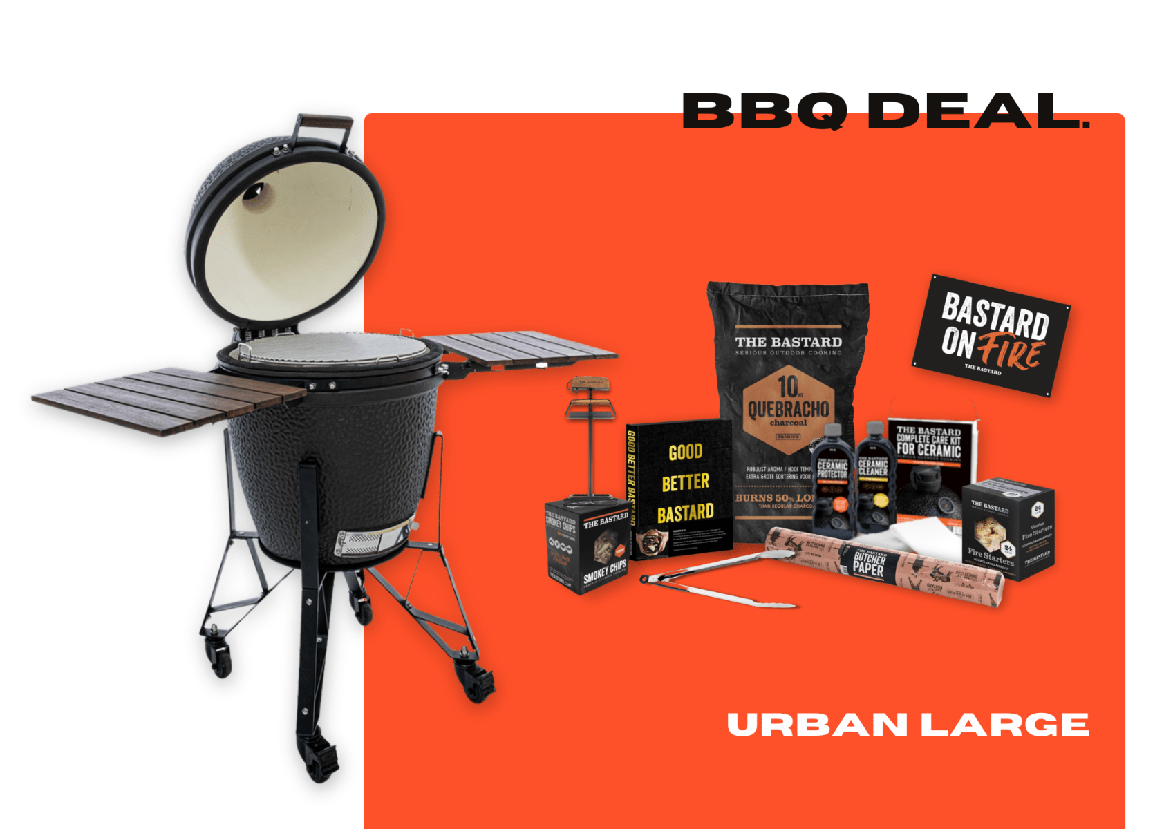 BBQ DEAL The Bastard Urban Large Complete