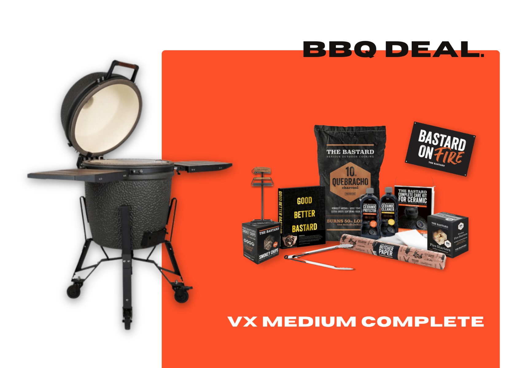 BBQ DEAL The Bastard VX Medium Complete 